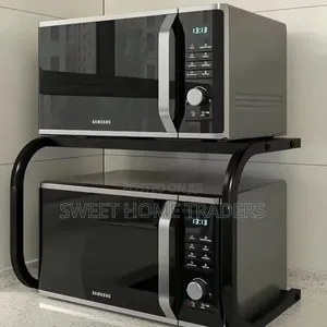 Heavy Duty Metallic Microwave Organizer Shelf / Stand*