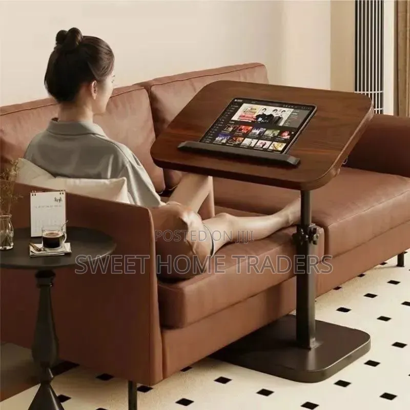 *Adjustable C - Shaped Side Stool/ Laptop Table*