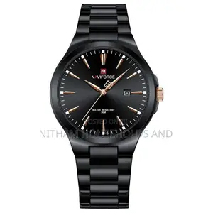 Naviforce Nf9214 Black Strap Watch