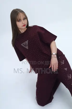 Girls 7-20yrs Turkish-Made Two-Piece Tracksuit Set
