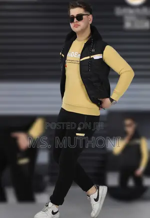 Unisex Layered Design ,9-16 Yrs Quality Tracksuit Set