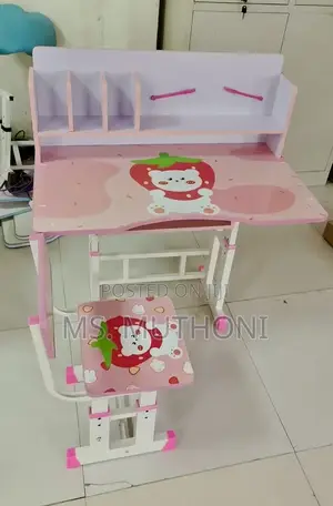 Adjustable Children's Study Desk Set (3-10 Yrs Appropriate)