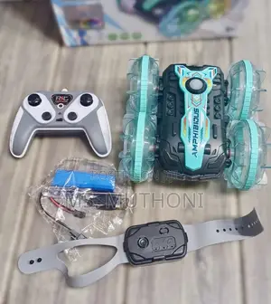 Kids 4wd ( All Terrain)360-Degree Spins Amphibious Stunt Car
