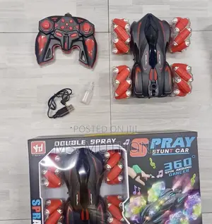 Double Spray Stunt Car Featuring 360-Degree Rotation Gesture Control