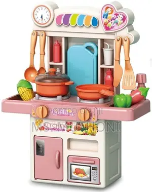 Mini Kitchen Playset for Kids Ages 3-8, 33pcs