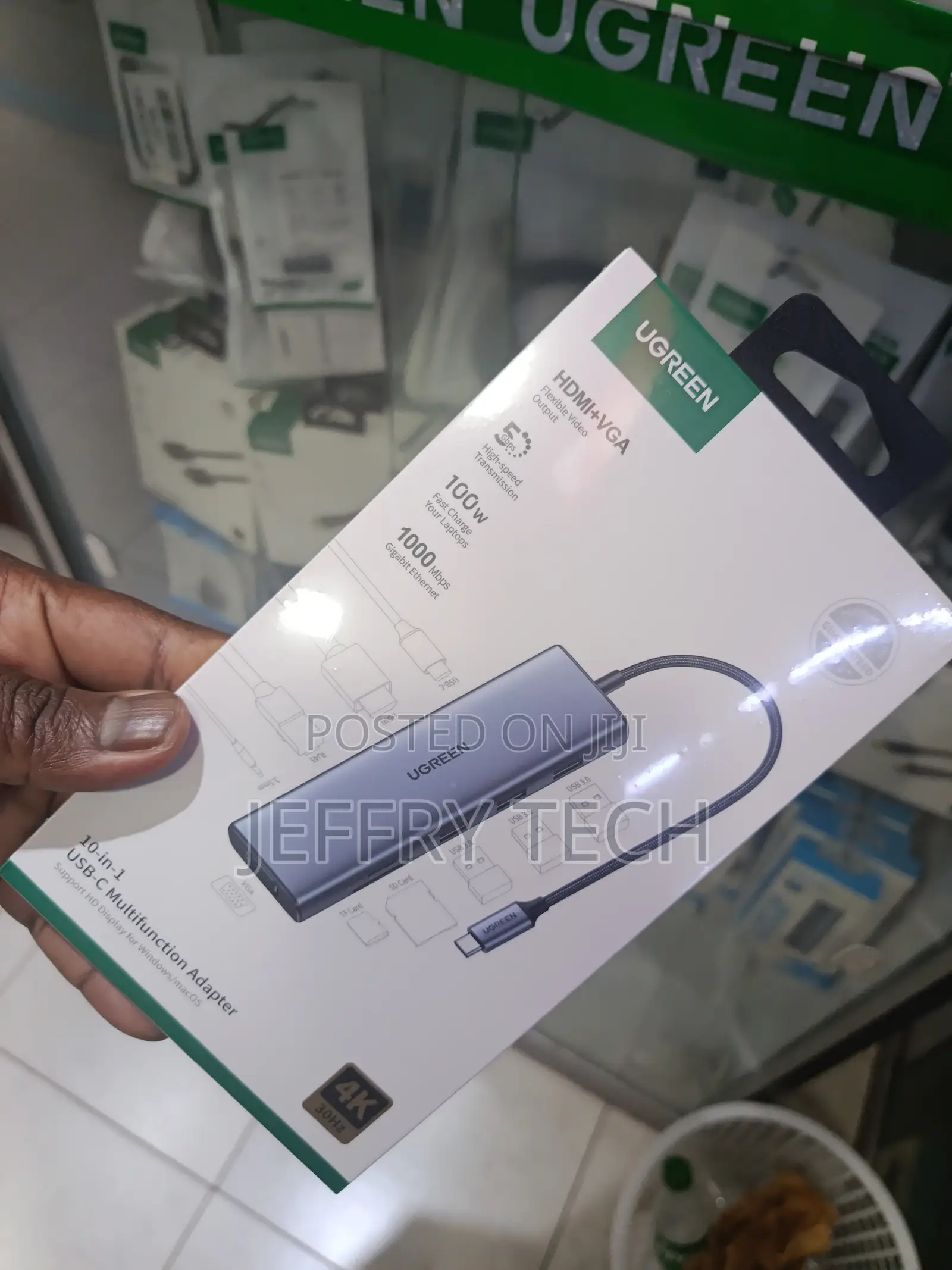 Ugreen Usb C Hub 10 in 1 Hdmi Vga Pd 100w Full Function Hub for Mac
