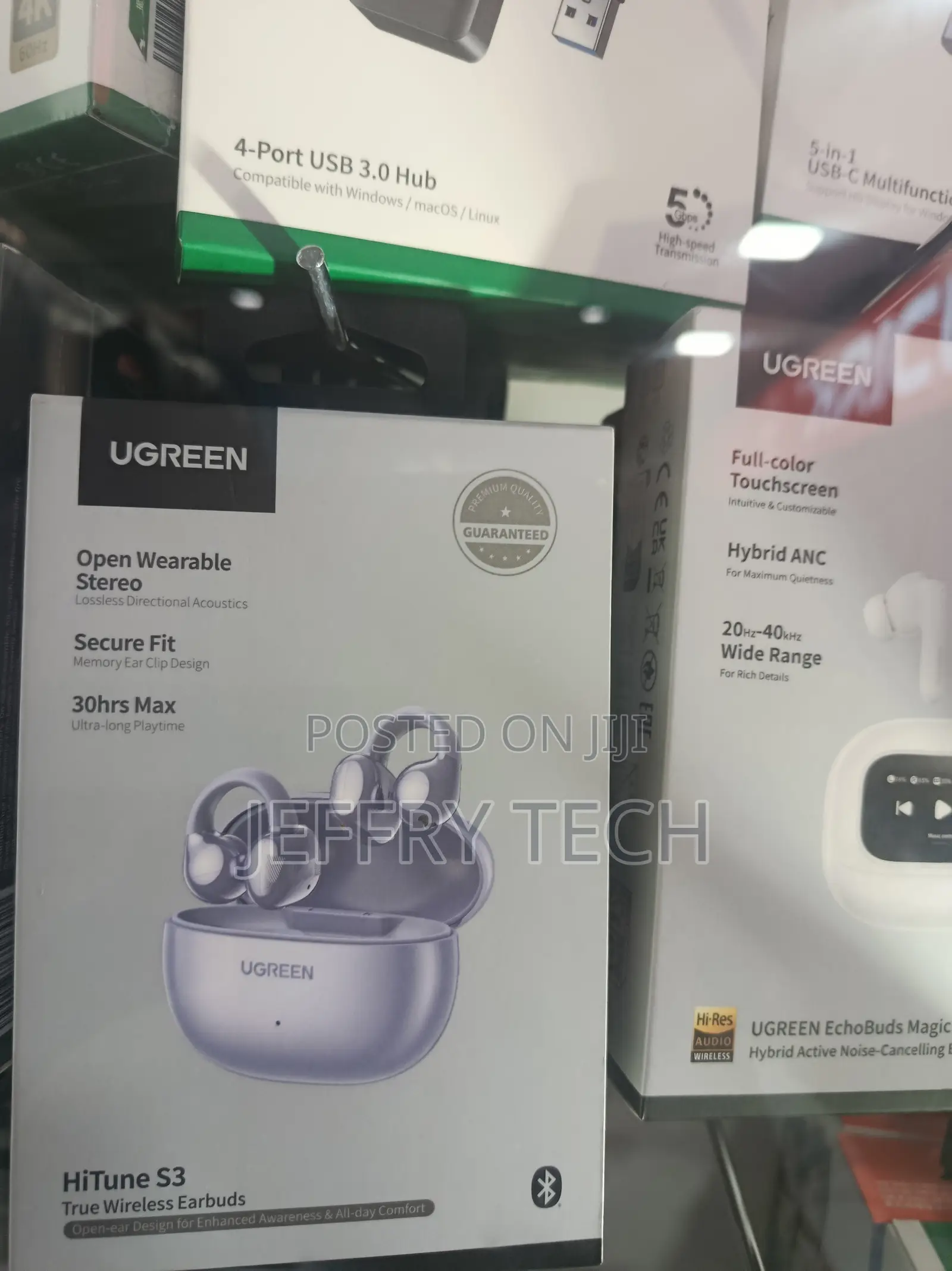 Ugreen Ws209 Hitune S3 Open-Ear True Wireless Bluetooth Earbuds