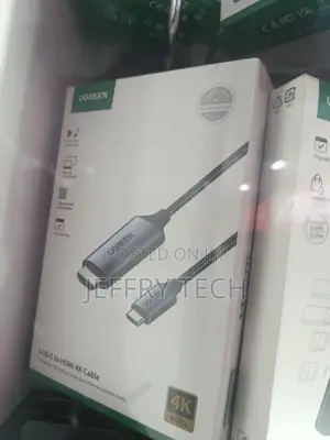 Ugreen Usb-C to Hdmi Cable Featuring a Braided Nylon Design For