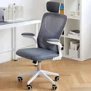 High-Back Office Executive White Chair