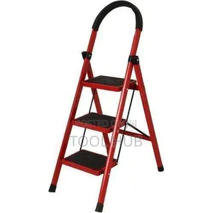 3 Step Household Steel Ladder / Folding Step Stool