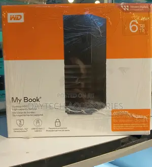 This Is a Western Digital 6tb My Book Desktop External Hard Drive