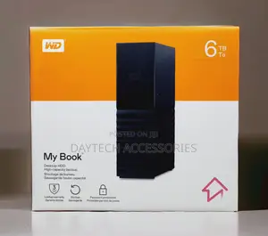 Wd My Book 6tb Desktop External Hard Drive - Black