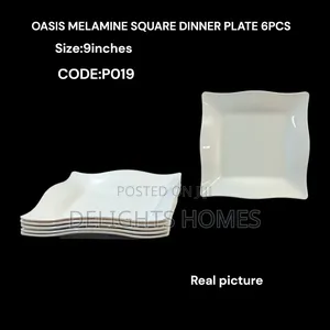 Melamine Square Dinner Plate –B
