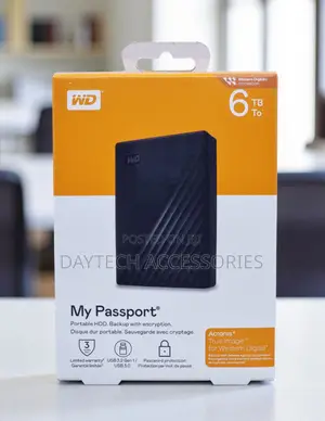 This Is a Western Digital (Wd) 6tb My Passport Portable Hard Drive.