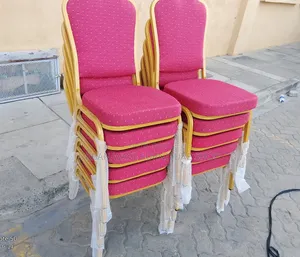 Heavy Duty Red Conference Chair