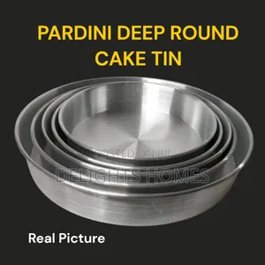 Pardini Aluminium Deep Round Cake Tin_b