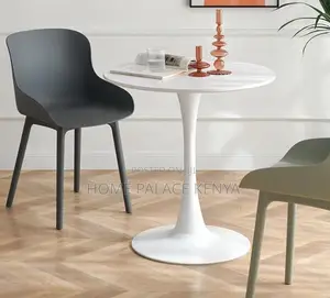 Round Table: Tulip Design Table With Sturdy Base