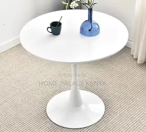 Round Table: Tulip Design Table With Sturdy Base