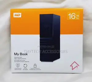 Western Digital (Wd) My Book Desktop Hard Drive With Capacity of 16tb.