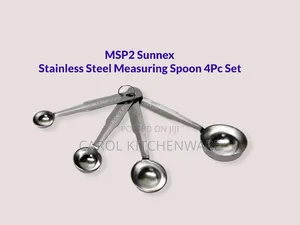 4 Pc Stainless Steel Measuring Spoon