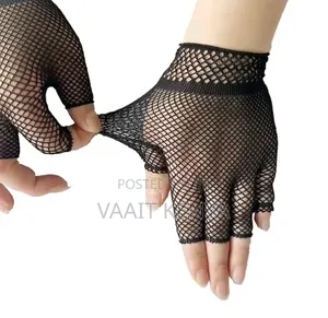 Fishnet Mesh Stretchy Gloves