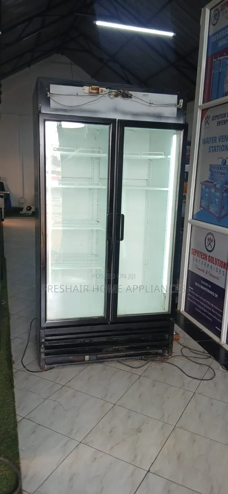 Clear Double Door Fridge