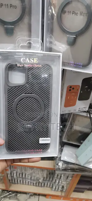 iPhone 11 Pro Max,Modern Carbon Fiber Weave Pattern Case