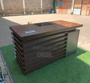 Office Desk : 140cm Brown Office Executive Desk