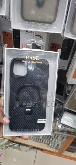 iPhone 11 Pro Max Flip-Out Metal Kickstand Ring Case