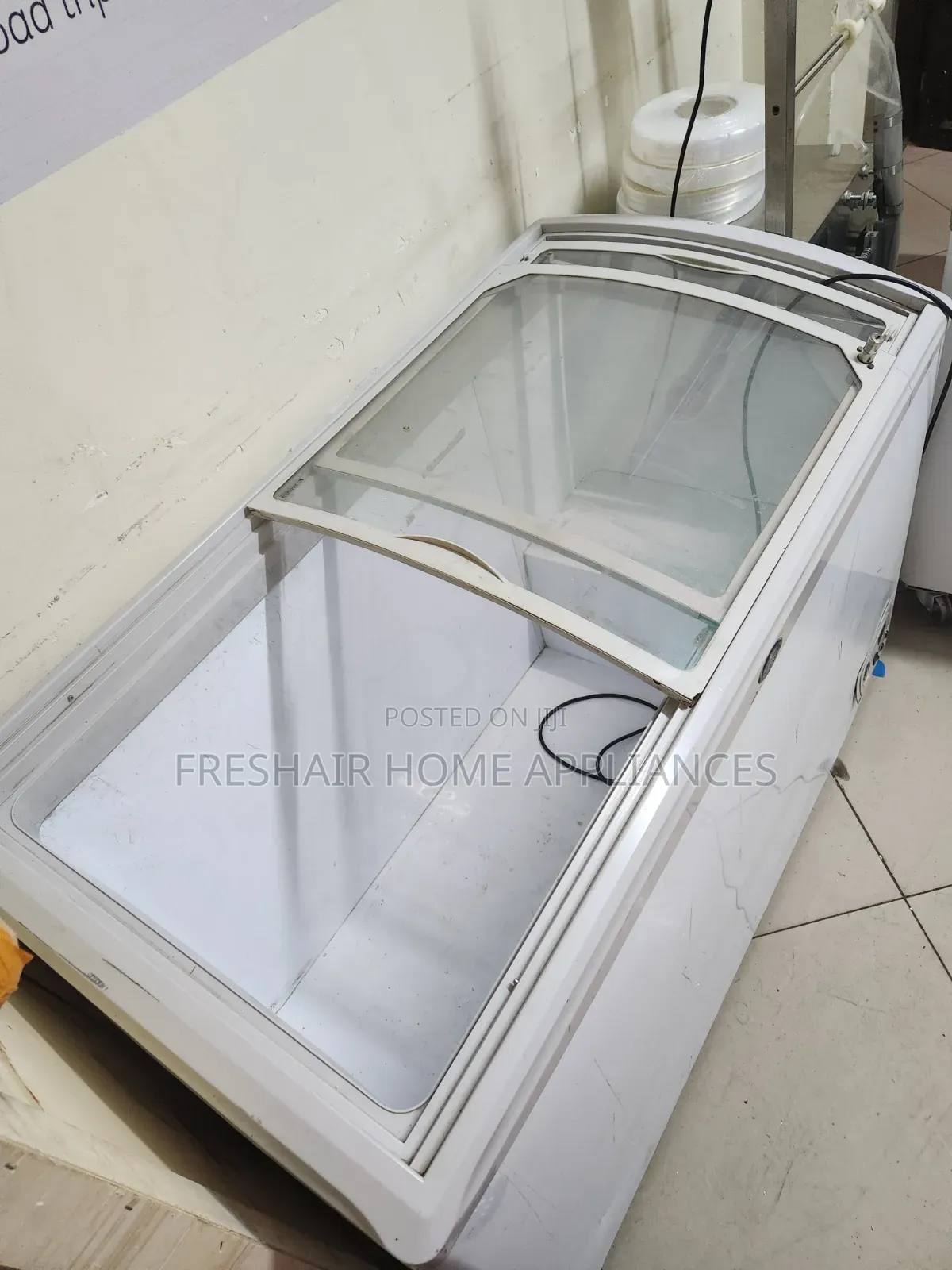 White Display Freezer