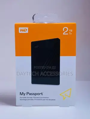 Wd My Passport HDD (2tb) External Portable Hardisk