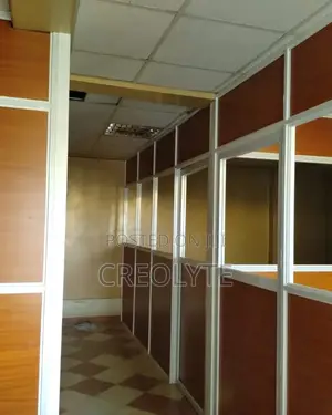 Aluminium Office Partitions – Wood Finish Glass Office Dividers