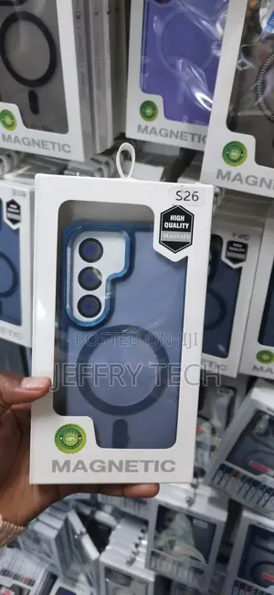 Samsung Galaxy S26 Blue Magsafe-Compatible Magnetic Phone Case