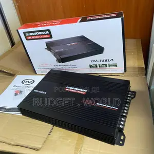 Boschmann Bm600 4-Channel Amplifier – High-Powered Audio Performance F