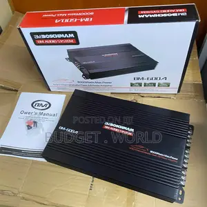 . Boschmann Bm600.4 Professional Car Amplifier – Rich Sound and Deep B