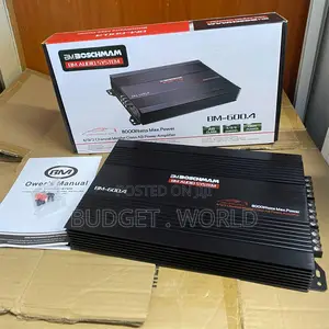 Boschmann Bm600 Bridgeable Amplifier – Versatile Power for Car Audio E
