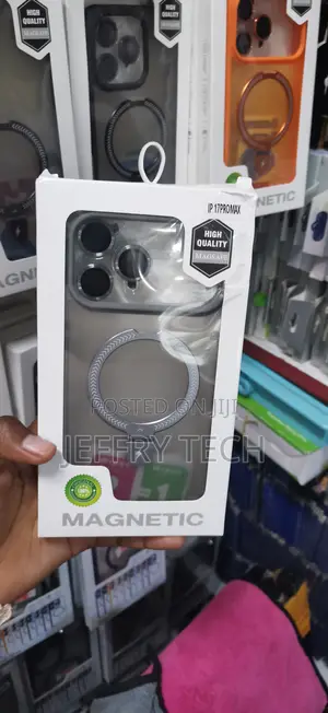 iPhone 17 Pro Max Fold-Out Ring Stand Case