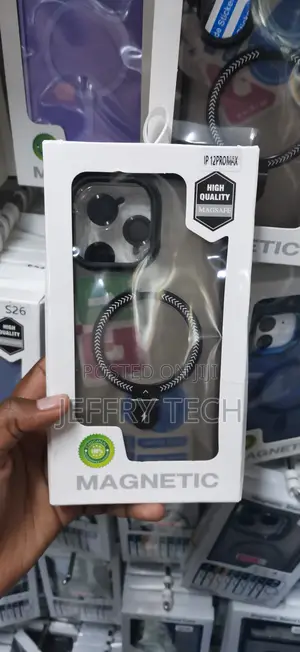 iPhone 12 Pro Max,Magsafe Integration Clear Frosted Back Panel Case