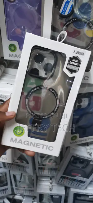 iPhone 12 Pro Max,Magsafe Integration Clear Frosted Back Panel Case