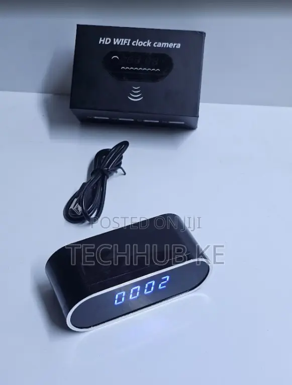 Wifi Spy Clock Camera Hidden Security Camera With Remote Phone Viewing
