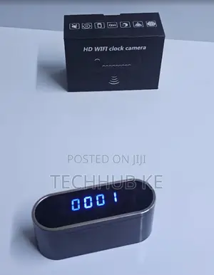 Smart Table Clock Camera Hd Indoor Monitoring Camera With App Control