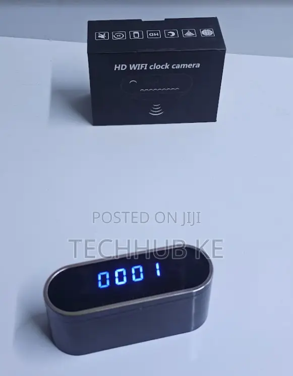 Smart Table Clock Camera Hd Indoor Monitoring Camera With App Control