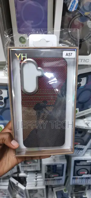 Samsung Galaxy A57, Premium, Textured Aramid/Carbon-Fiber Style Case