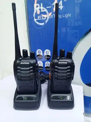Bf-888s Rechargeable Walkie Talkie Pair With Earpieces
