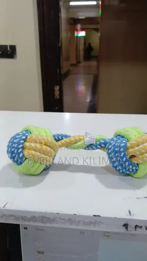 Dog Dumbbell-Shaped Cotton Rope Toy