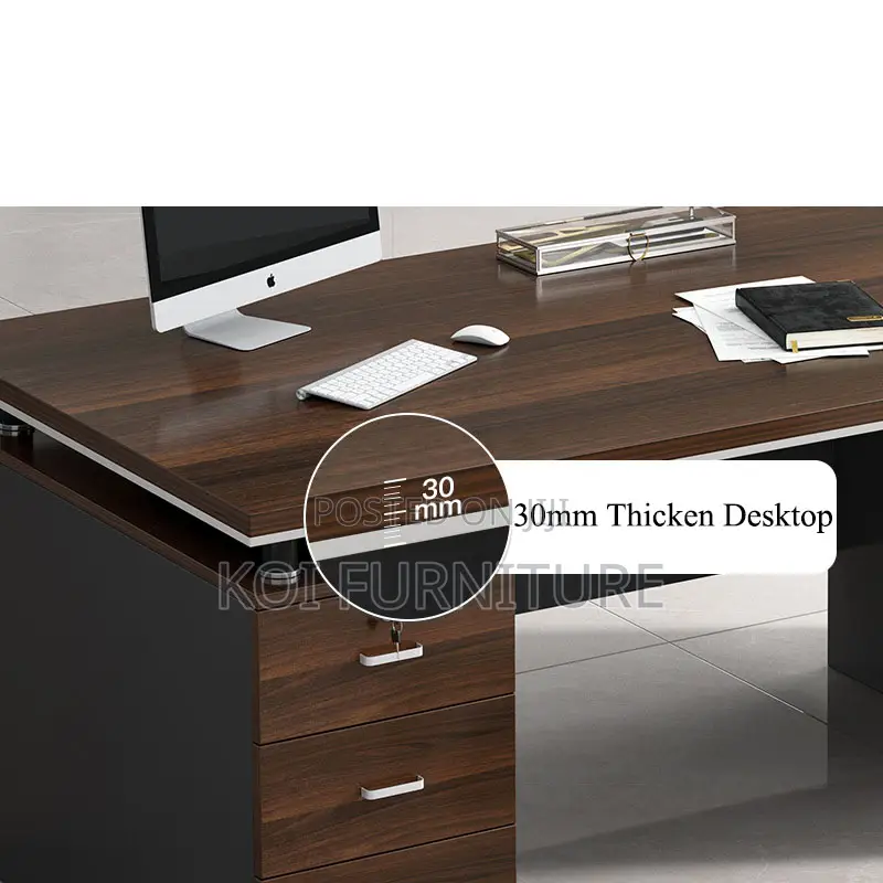 Office Desk; 1400mm Executive Home Office Computer Desk