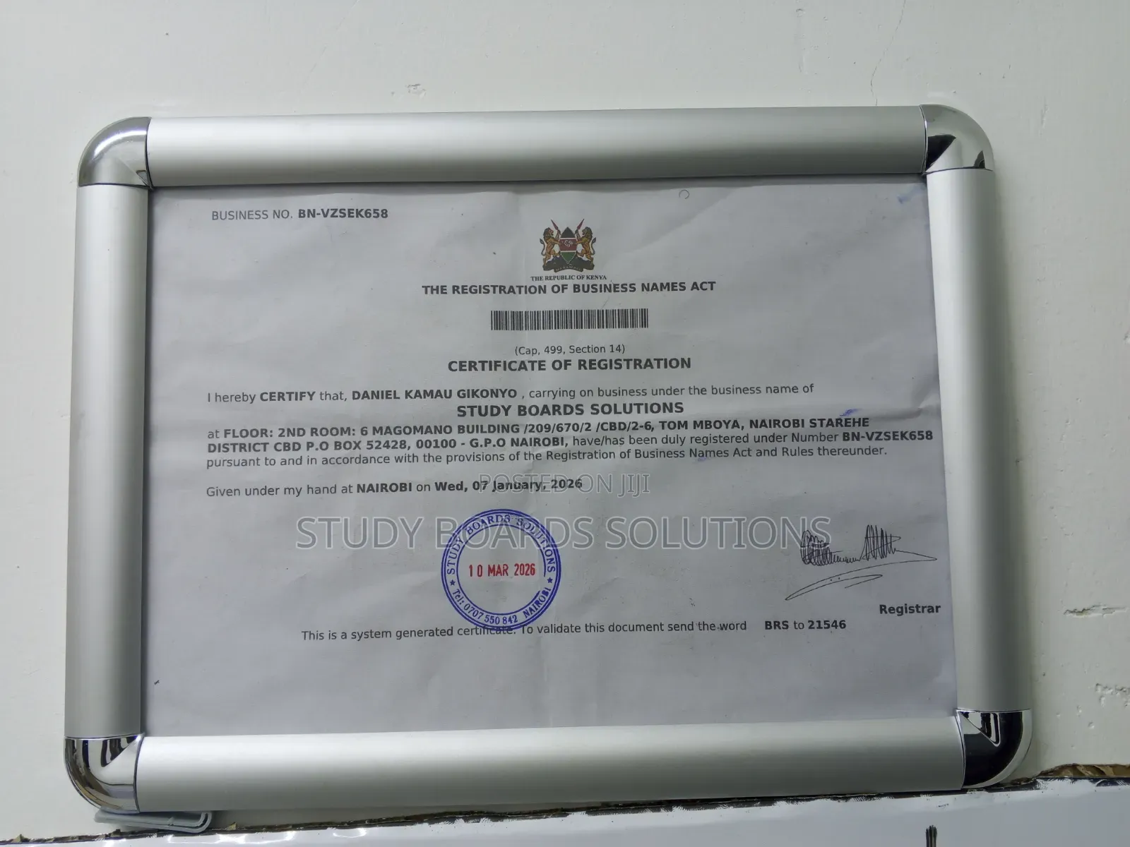 A4 Snapper Frame A4-size Documents (210 × 297 Mm).