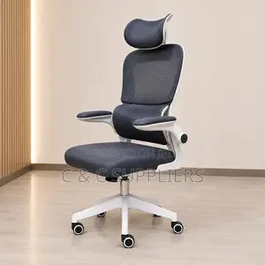 White Swivel Ergonomic Chair.