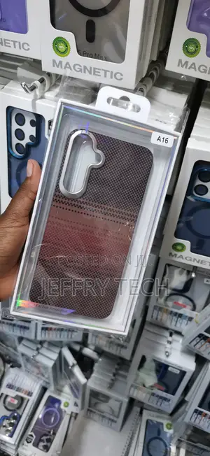 A16 Silver Metallic Frame Sunset-Purple Design Case