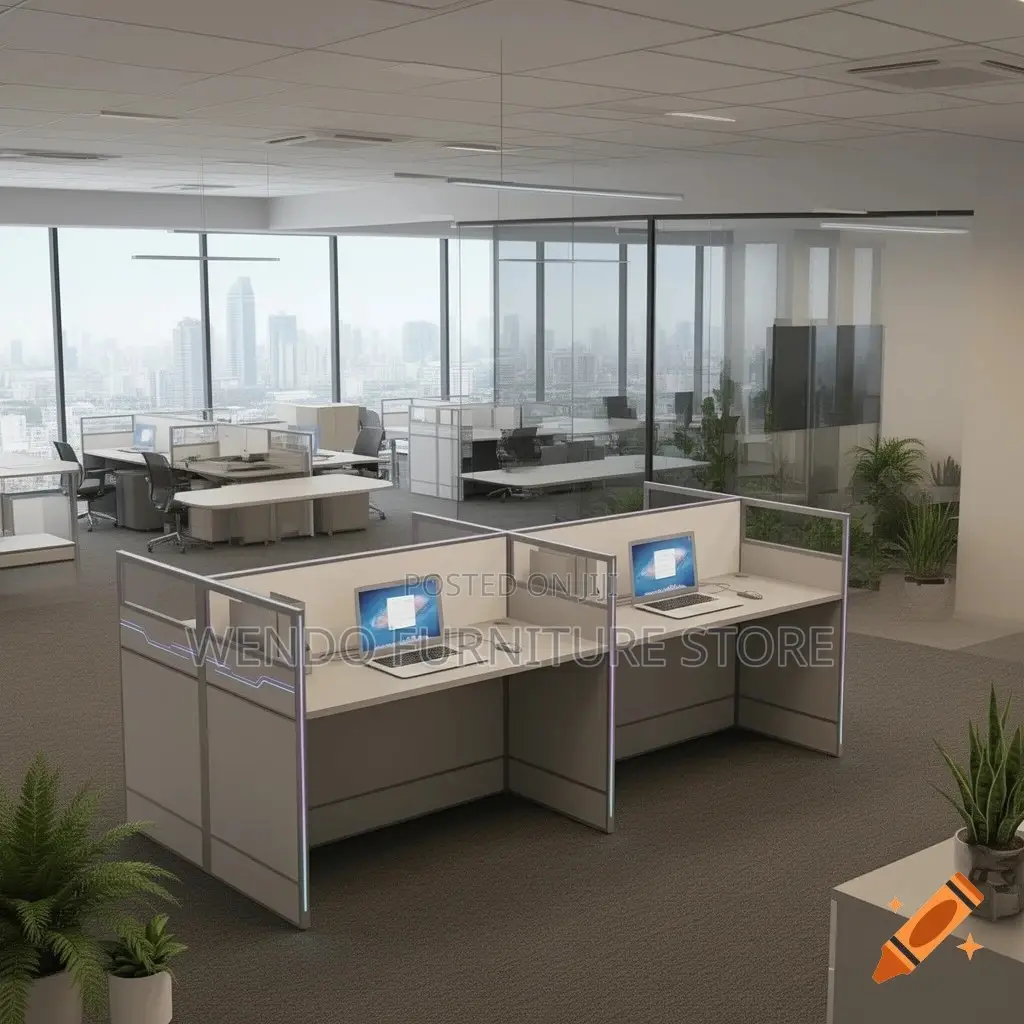Office Workstation; 4-Users Office Workstation Table